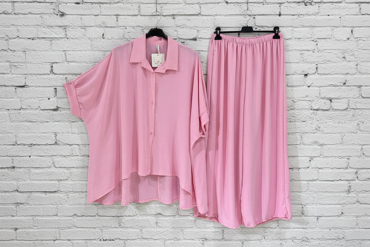 Completo camicia pantalone curvy