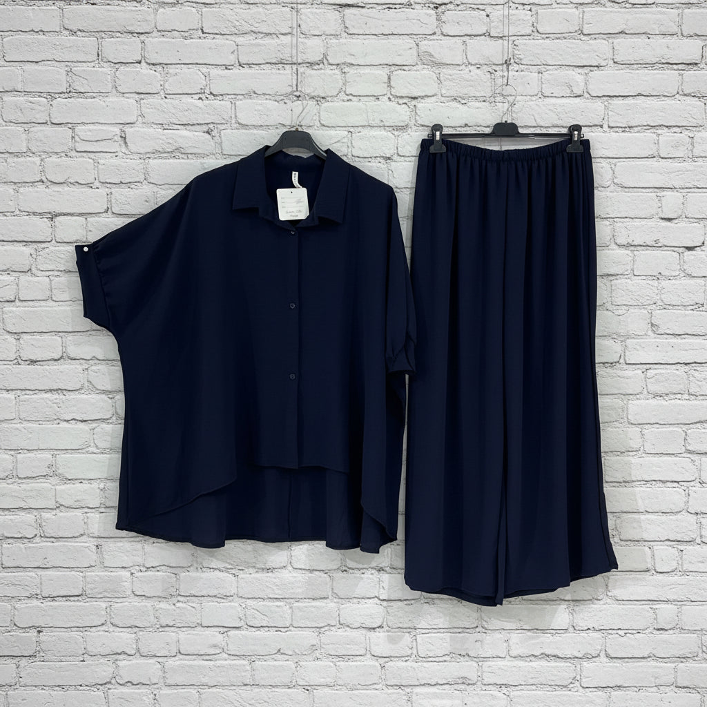 Completo camicia pantalone curvy