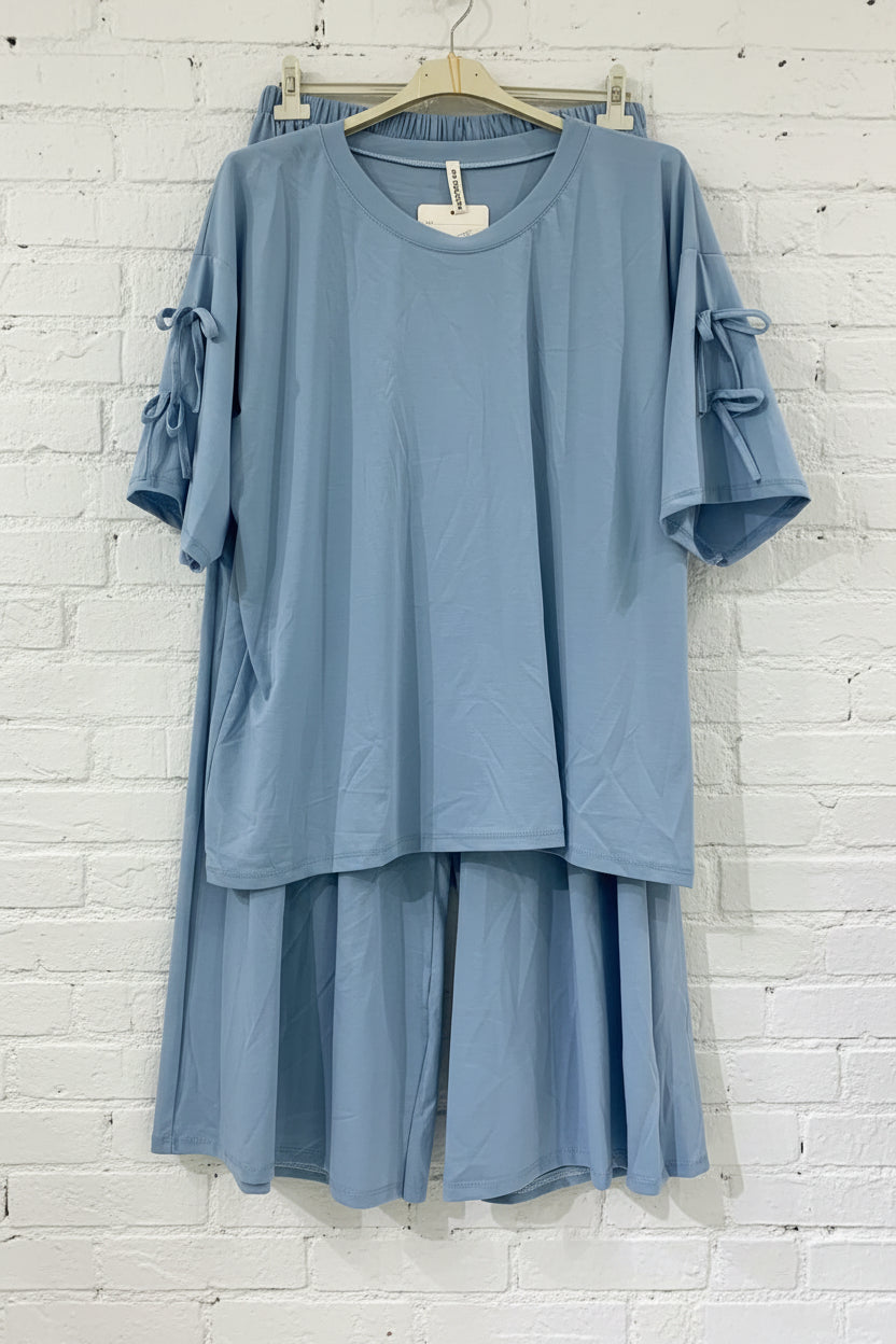 Completo laccetti t-shirt pantalone curvy