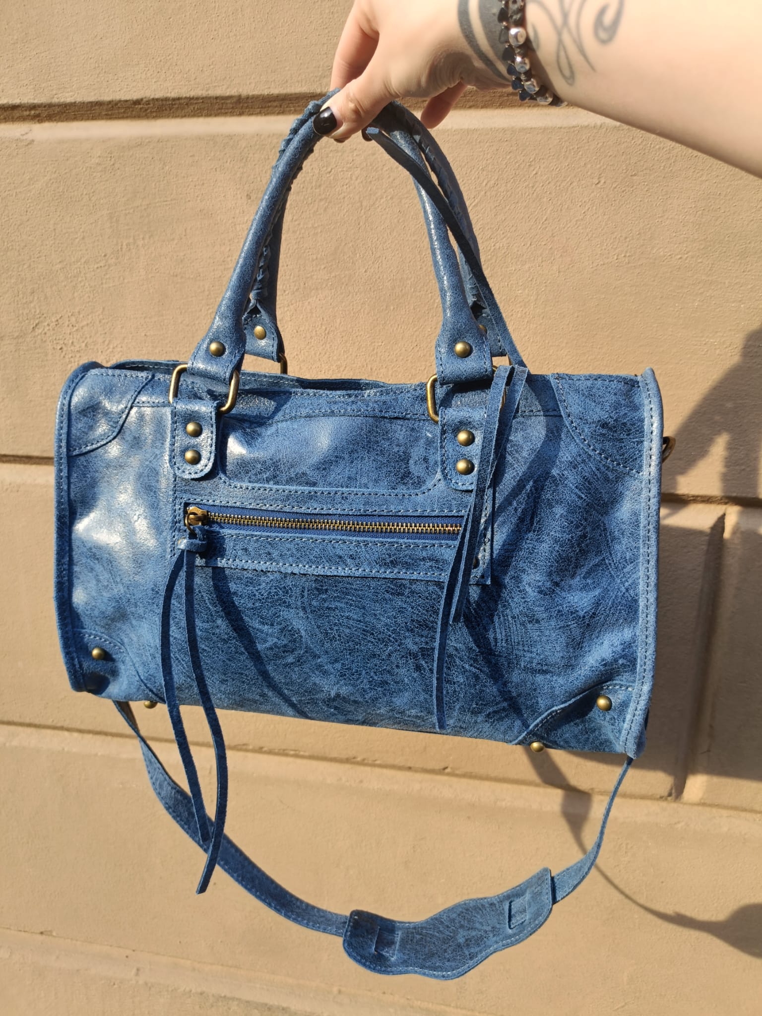 City Bag Emilia vera pelle artigianale