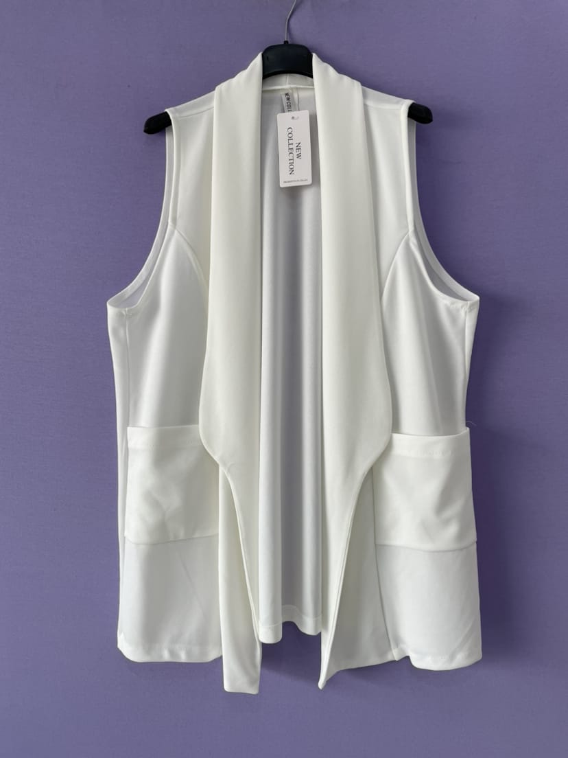 Gilet curvy tasconi oversize