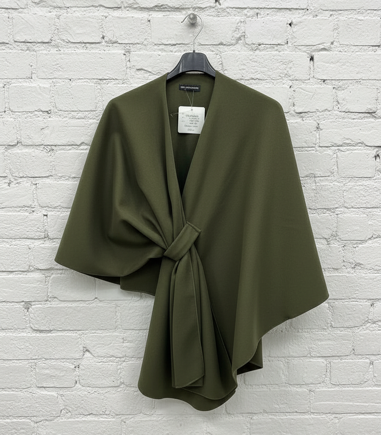 Mantella poncho pannetto curvy