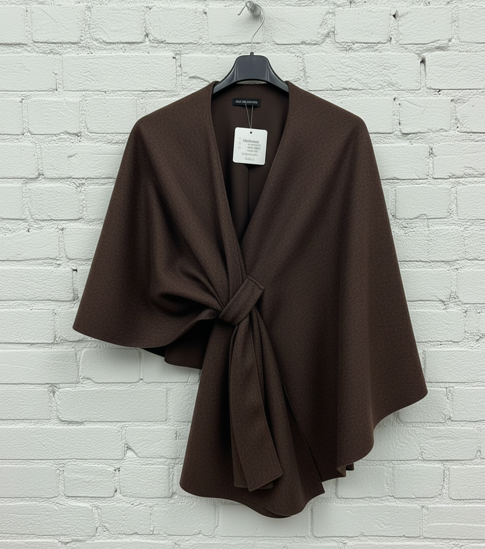 Mantella poncho pannetto curvy