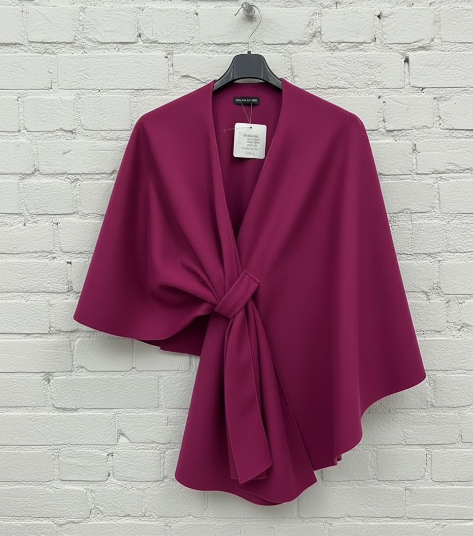 Mantella poncho pannetto curvy