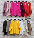 Maxi maglia girocollo curvy nuovi colori