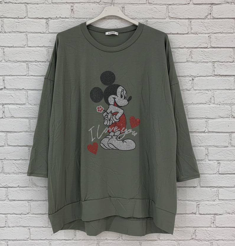 Maxi maglia Minnie curvy