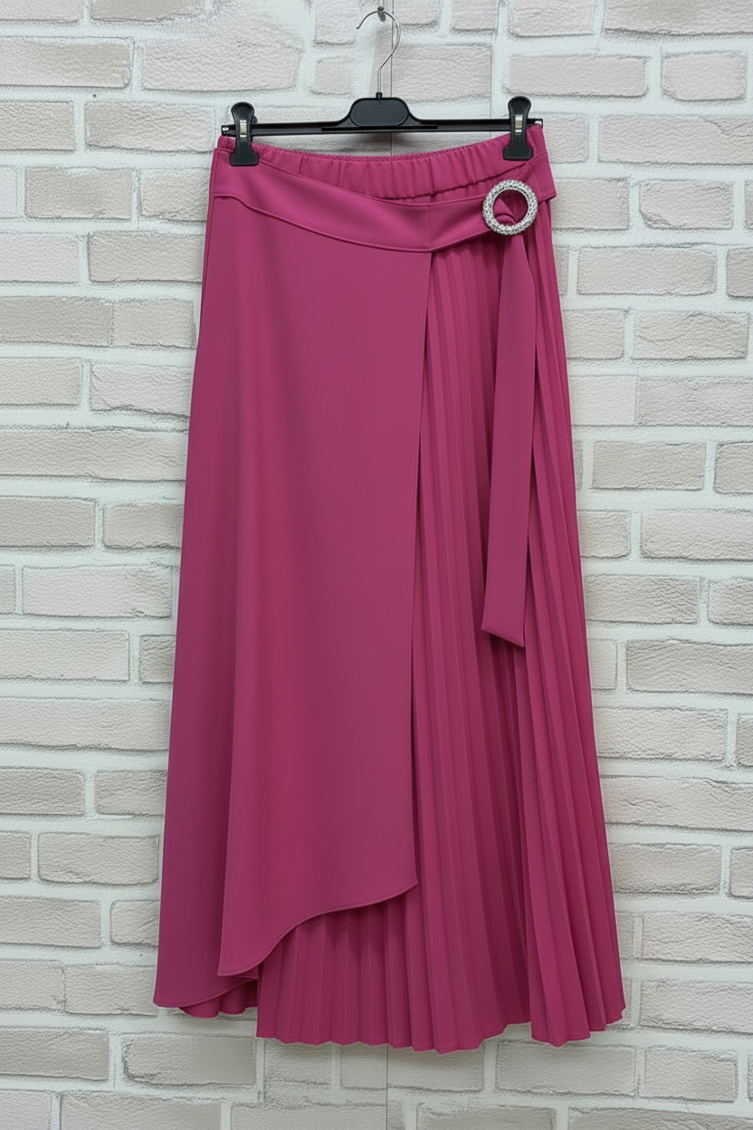 Maxi gonna plissé curvy