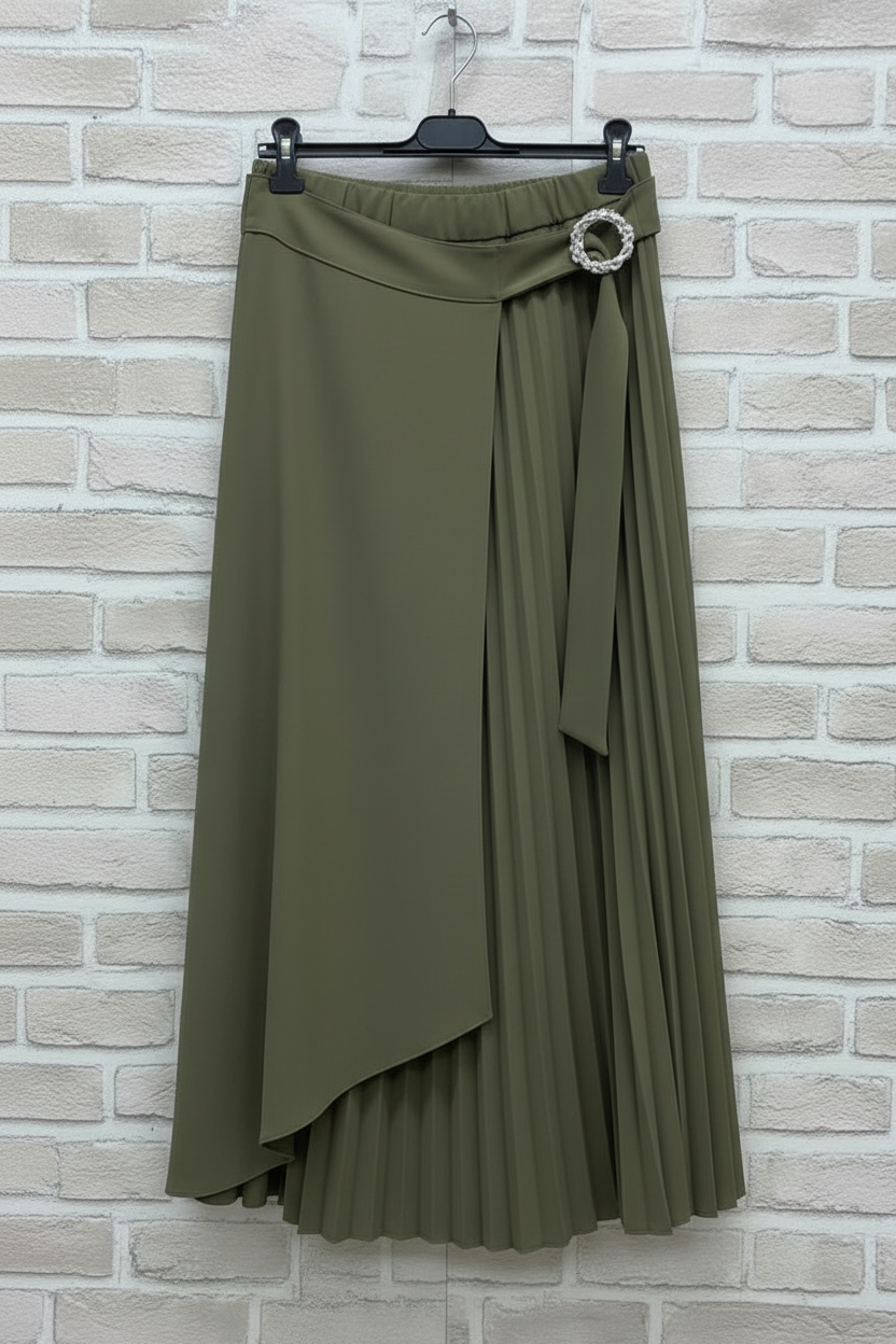 Maxi gonna plissé curvy