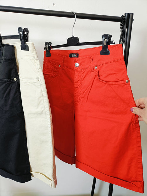 Bermuda in cotone taglie comode - Prima Fila Moda Curvy