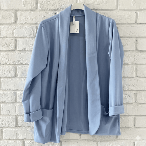 Blazer Classic con polsino e tasche - taglie comode leggero nuova collezione 2026 - Prima Fila Moda Curvy