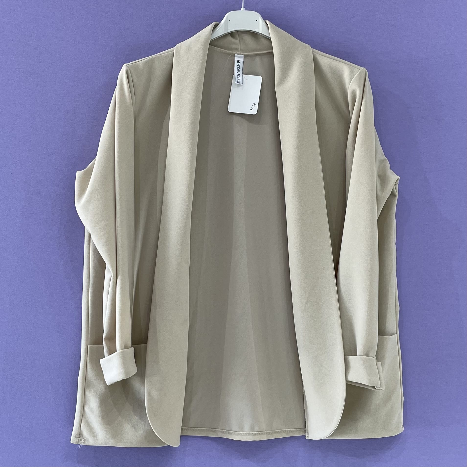 Blazer curvy manica liscia taglie comode - Prima Fila Moda Curvy