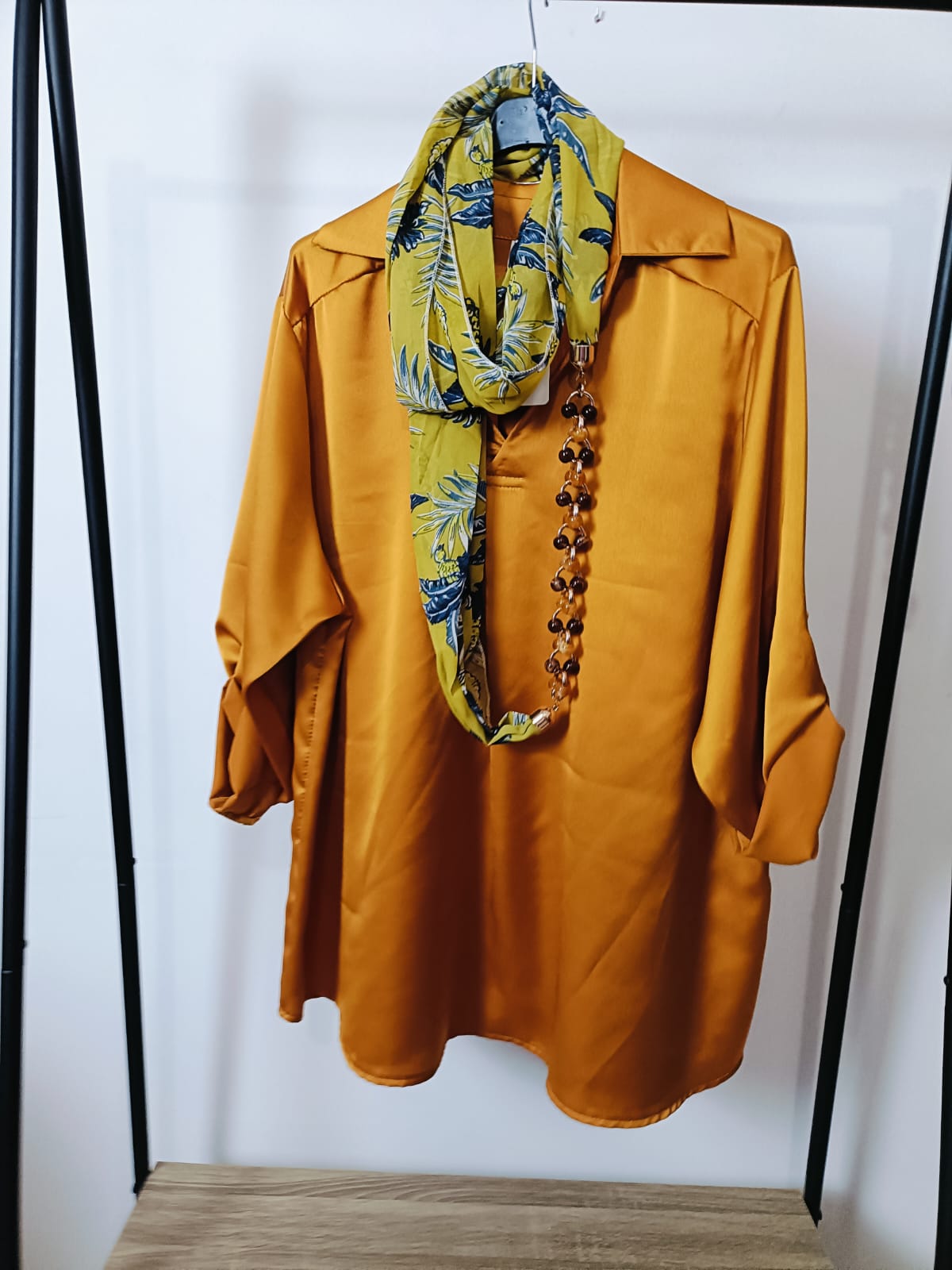 Blusa curvy raso - Prima Fila Moda Curvy