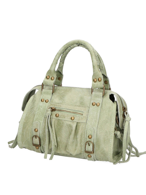 Borsa a spalla City bag vera pelle artigianale italiana - Prima Fila Moda Curvy