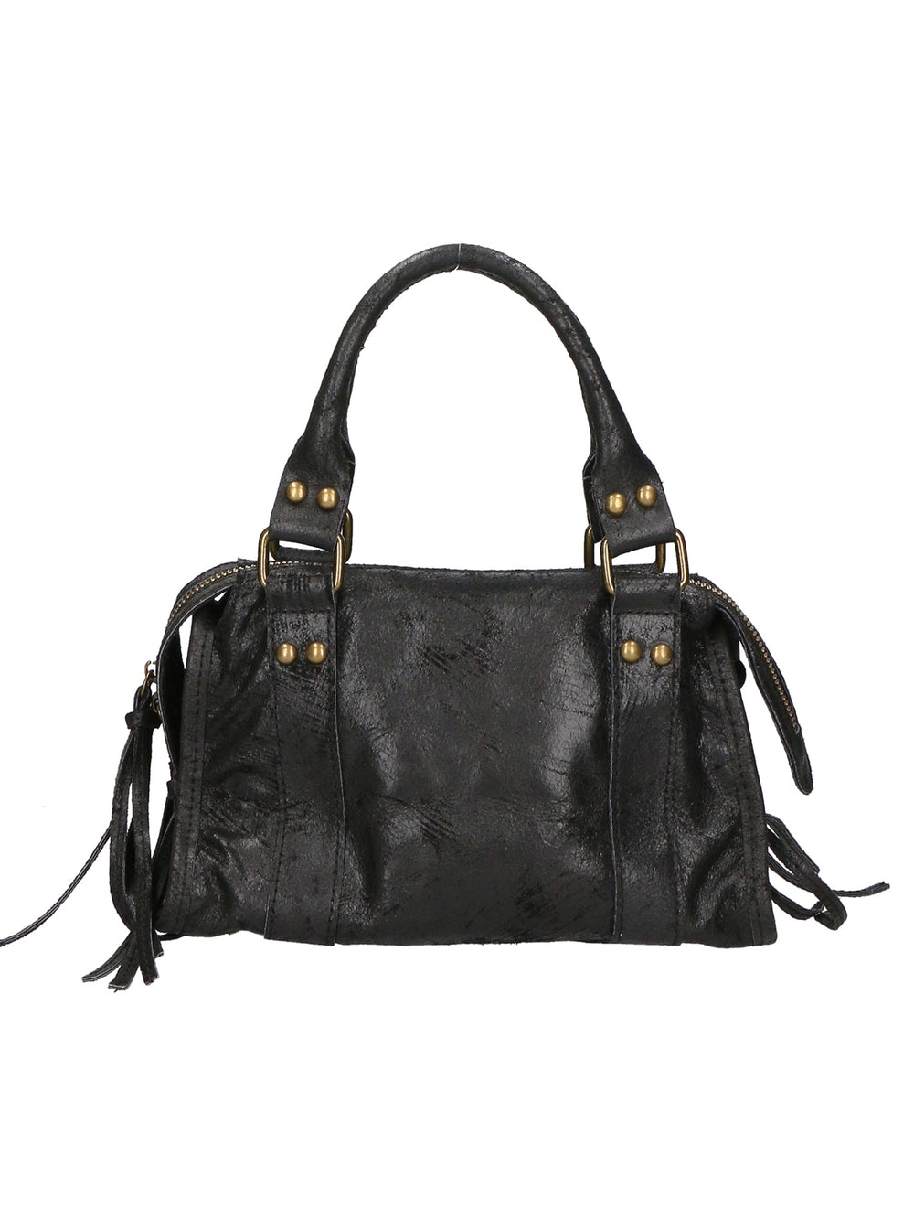 Borsa a spalla City bag vera pelle artigianale italiana