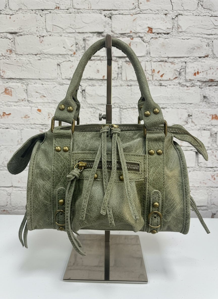 Borsa a spalla City bag vera pelle artigianale italiana - Prima Fila Moda Curvy