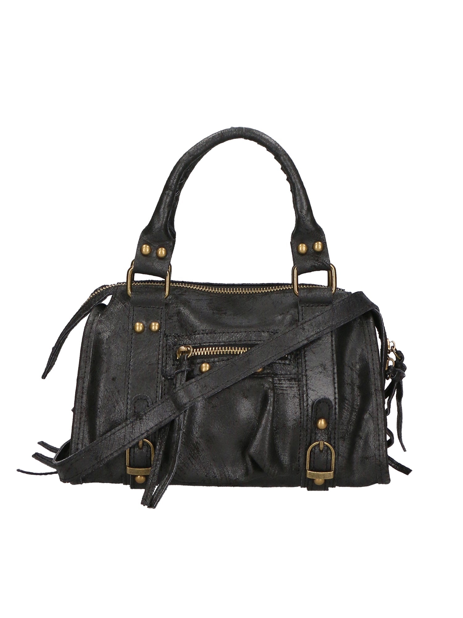 Borsa a spalla City bag vera pelle artigianale italiana - Prima Fila Moda Curvy