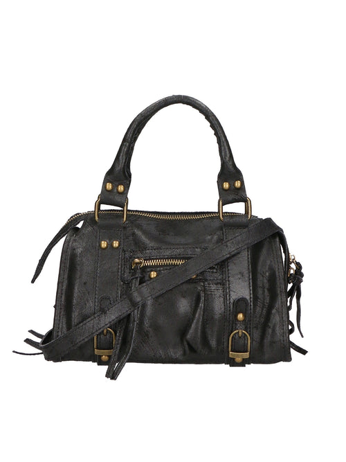 Borsa a spalla City bag vera pelle artigianale italiana - Prima Fila Moda Curvy