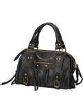 Borsa a spalla City bag vera pelle artigianale italiana - Prima Fila Moda Curvy