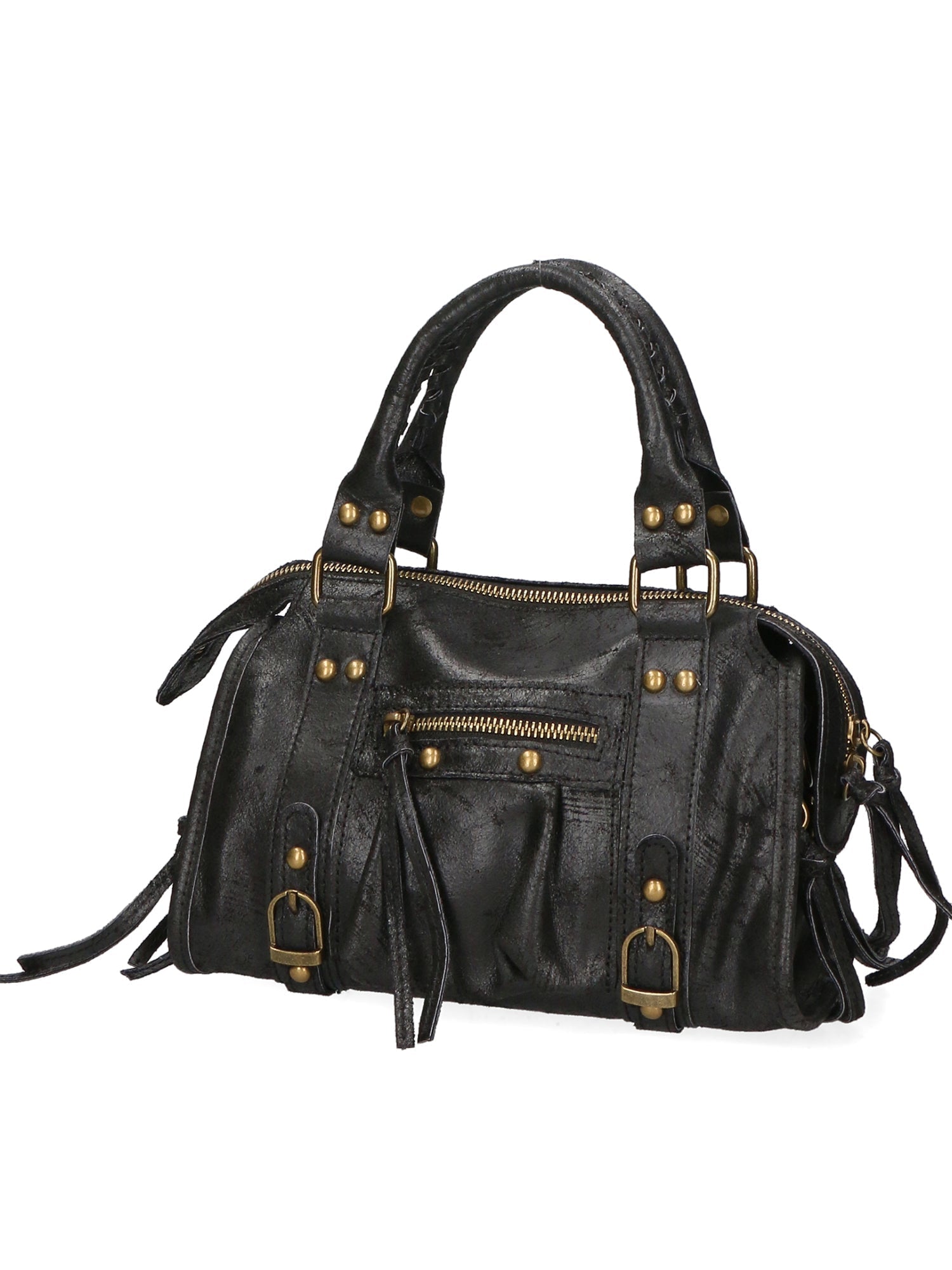 Borsa a spalla City bag vera pelle artigianale italiana - Prima Fila Moda Curvy