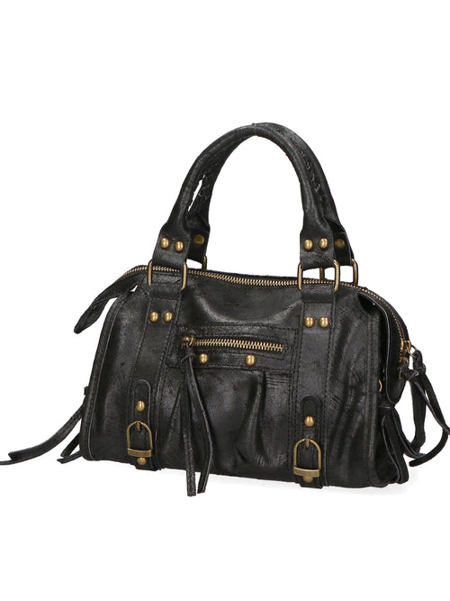 Borsa a spalla City bag vera pelle artigianale italiana - Prima Fila Moda Curvy