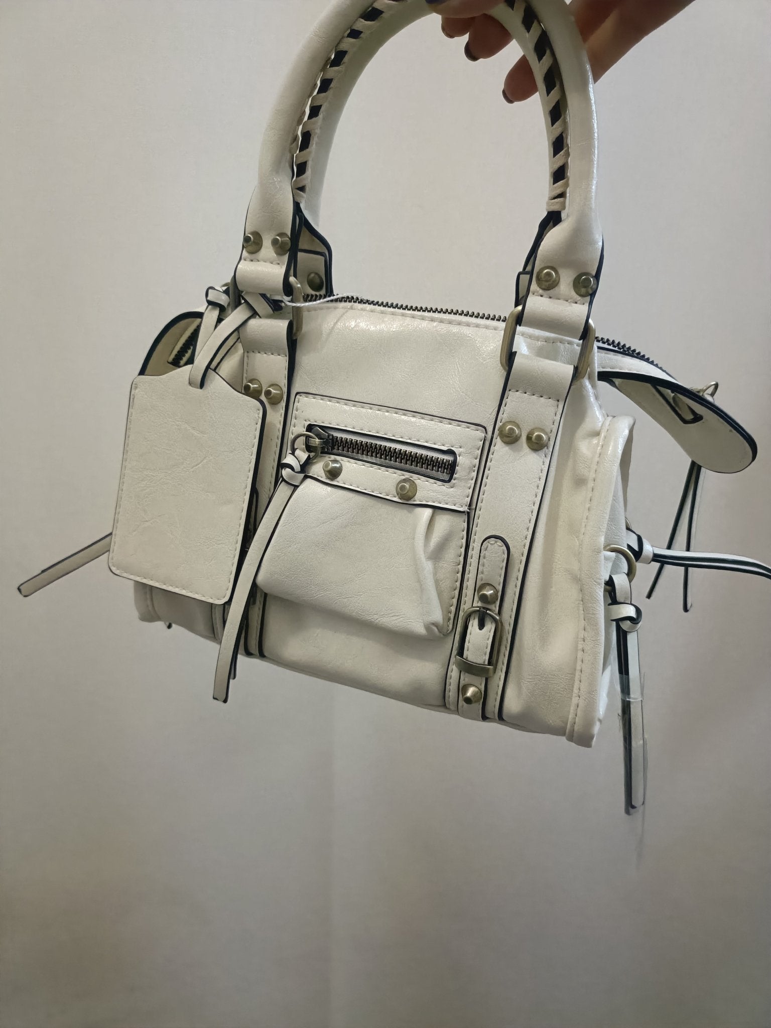 Borsa Mini Bale borchie coniche - limited edition - Prima Fila Moda Curvy