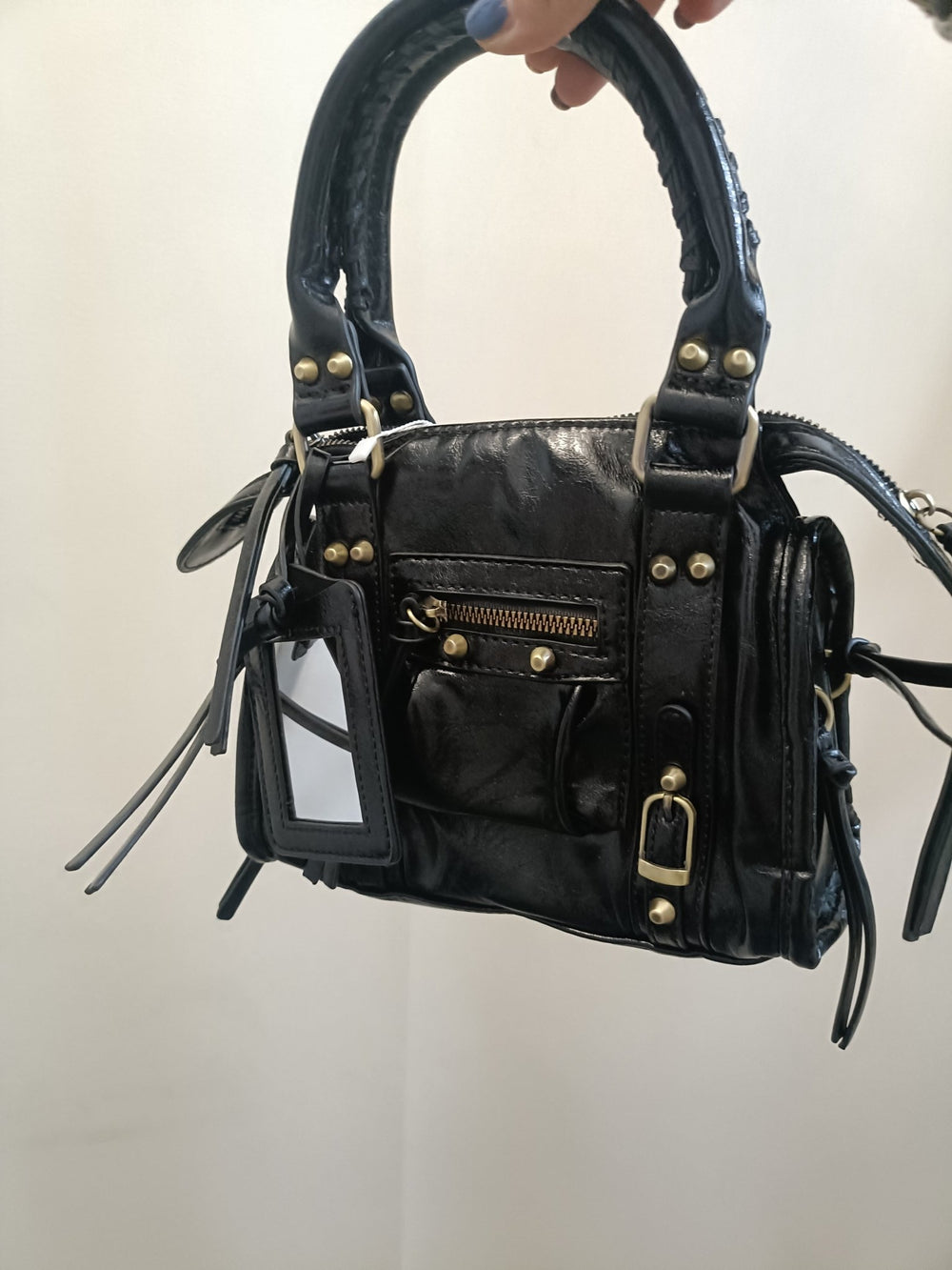 Borsa Mini Bale borchie coniche - limited edition