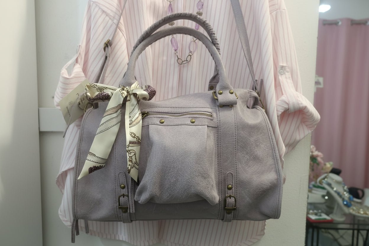 Borsa Modello City Bag Grande Vera Pelle artigianale - Made in Italy - Prima Fila Moda Curvy