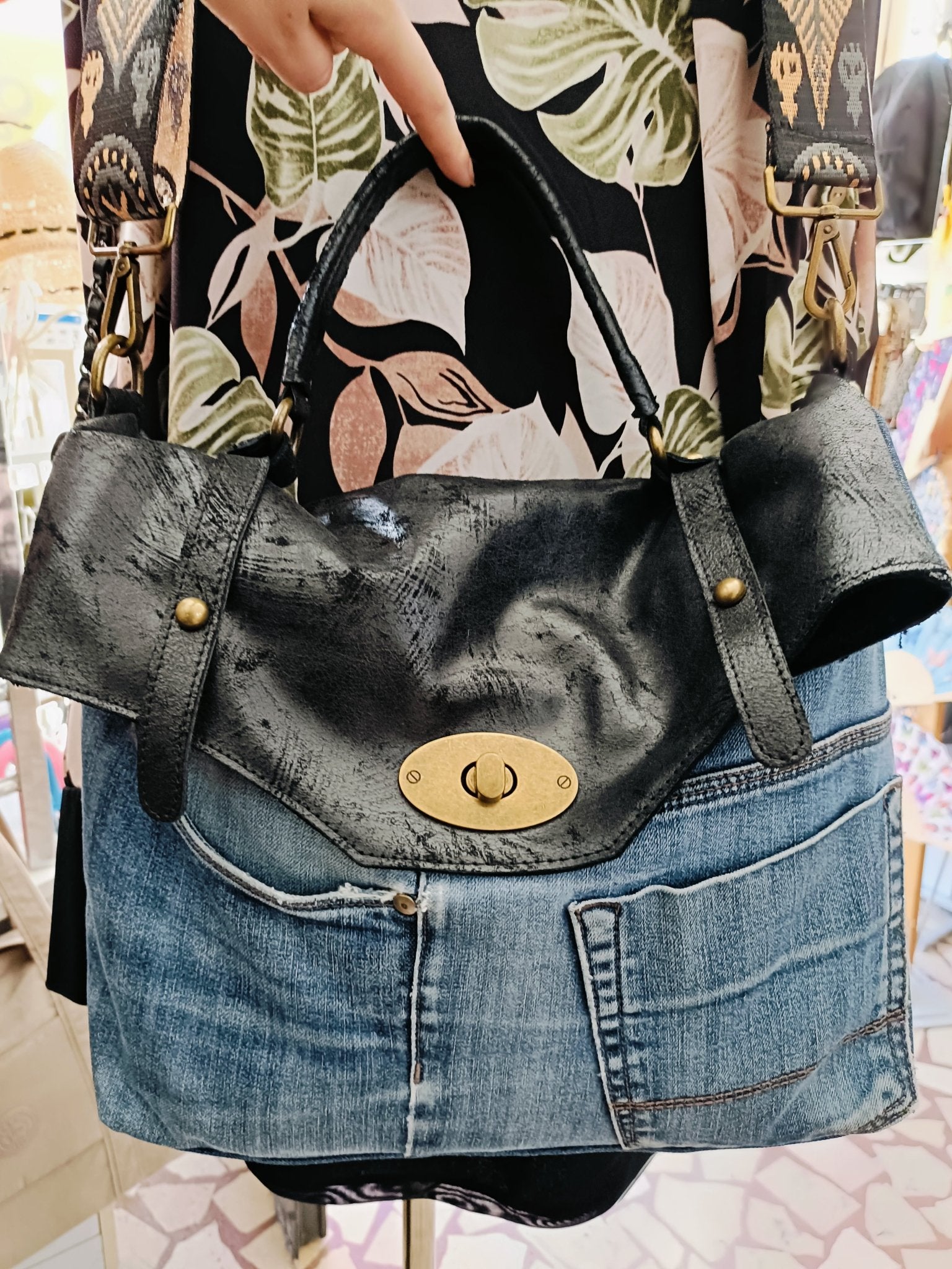 Borsa postina jeans - Prima Fila Moda Curvy