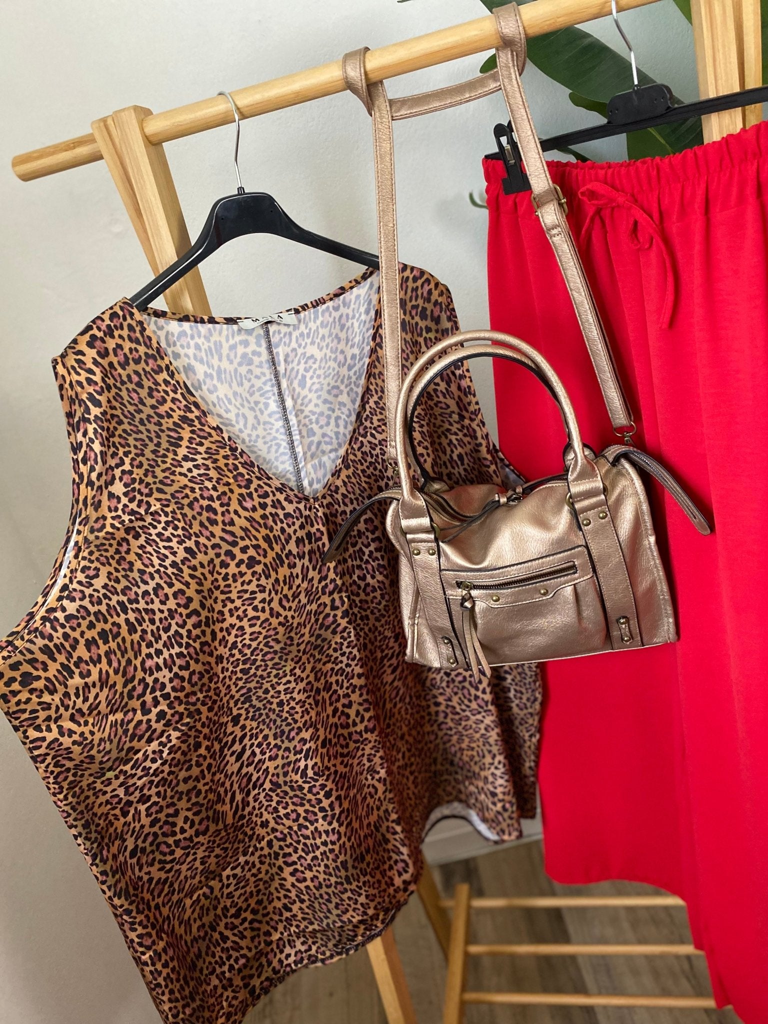 Canotta top sotto giacca animalier curvy - Prima Fila Moda Curvy