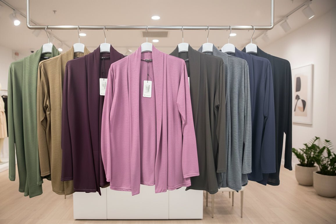 Cardigan Over tinta unita - taglie comode - Prima Fila Moda Curvy