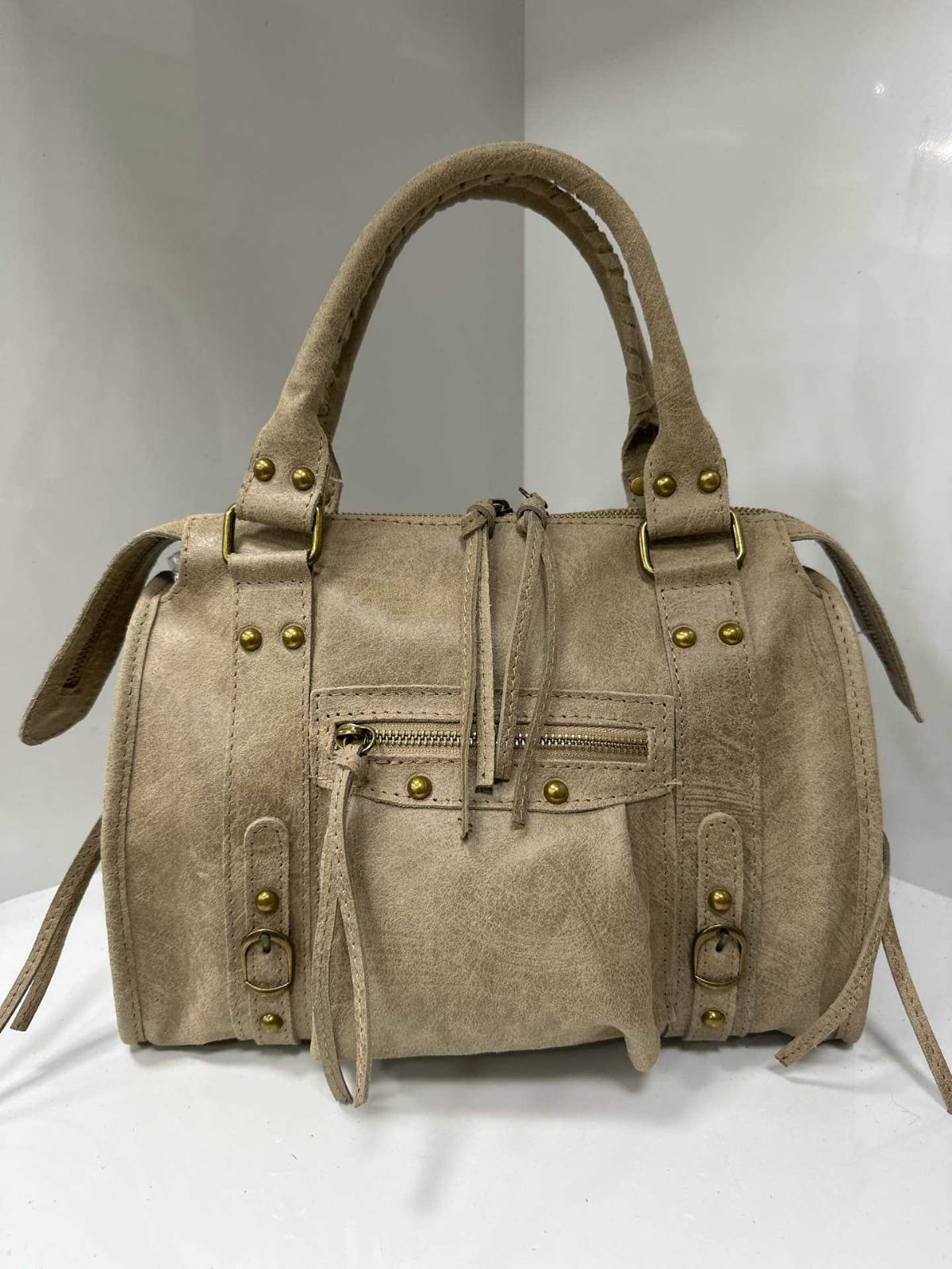 City bag media vera pelle - Prima Fila Moda Curvy