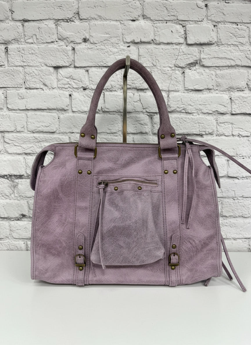 City bag vera pelle effetto sauvage grande - Prima Fila Moda Curvy