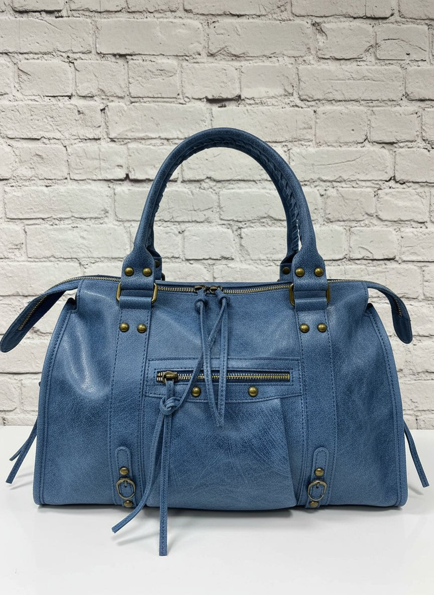 City bag vera pelle effetto sauvage grande - Prima Fila Moda Curvy