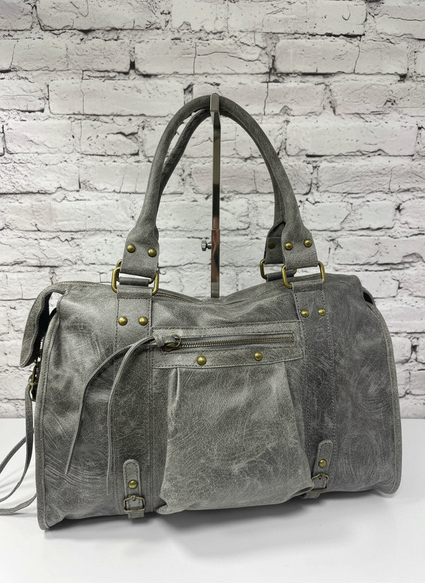 City bag vera pelle effetto sauvage grande - Prima Fila Moda Curvy
