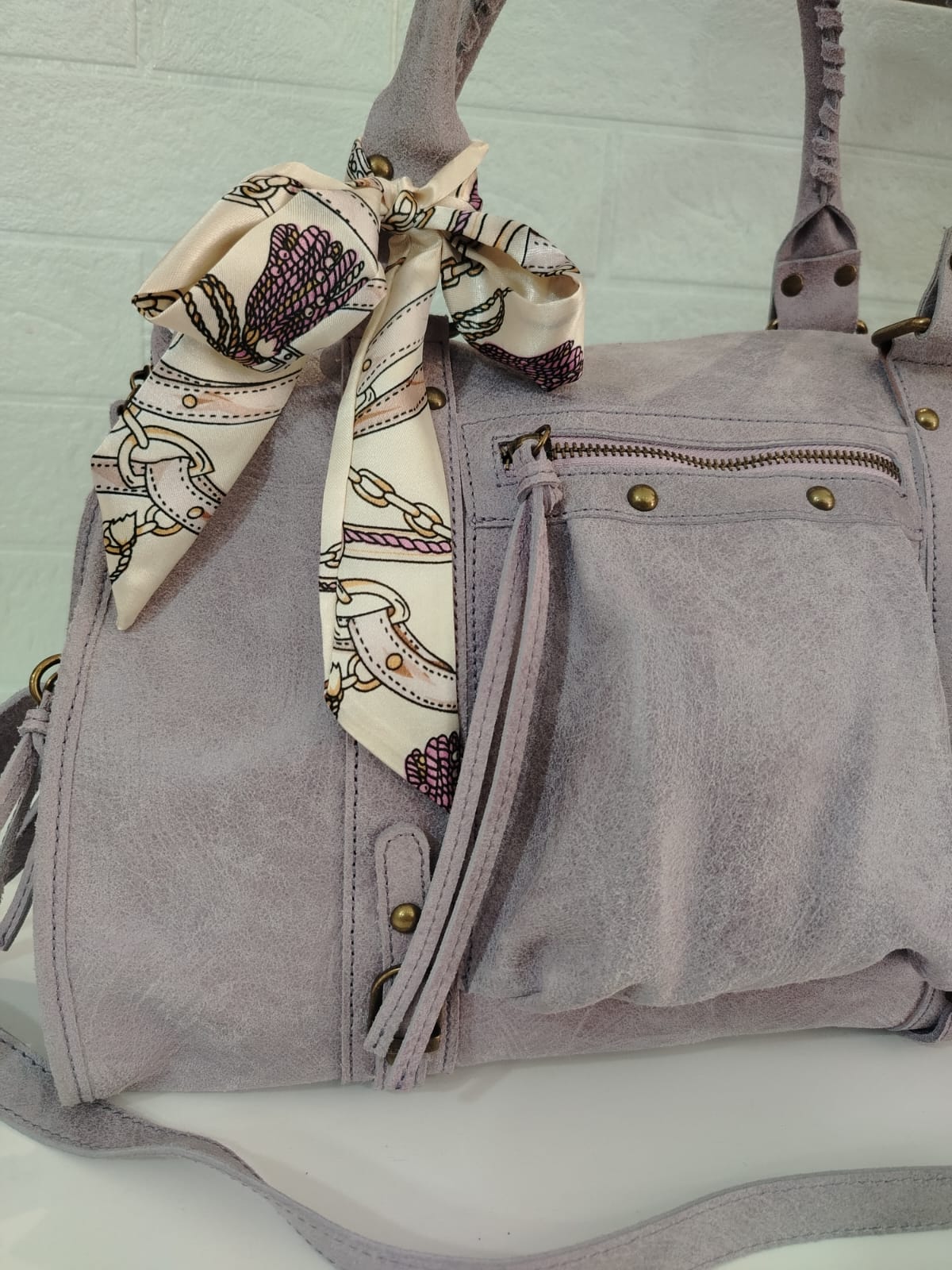 Borsa Modello City Bag Grande Vera Pelle artigianale - Made in Italy