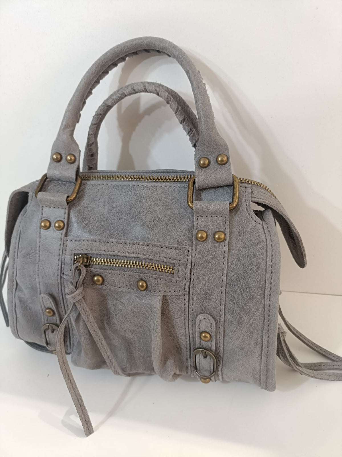 City Bag mini vera pelle