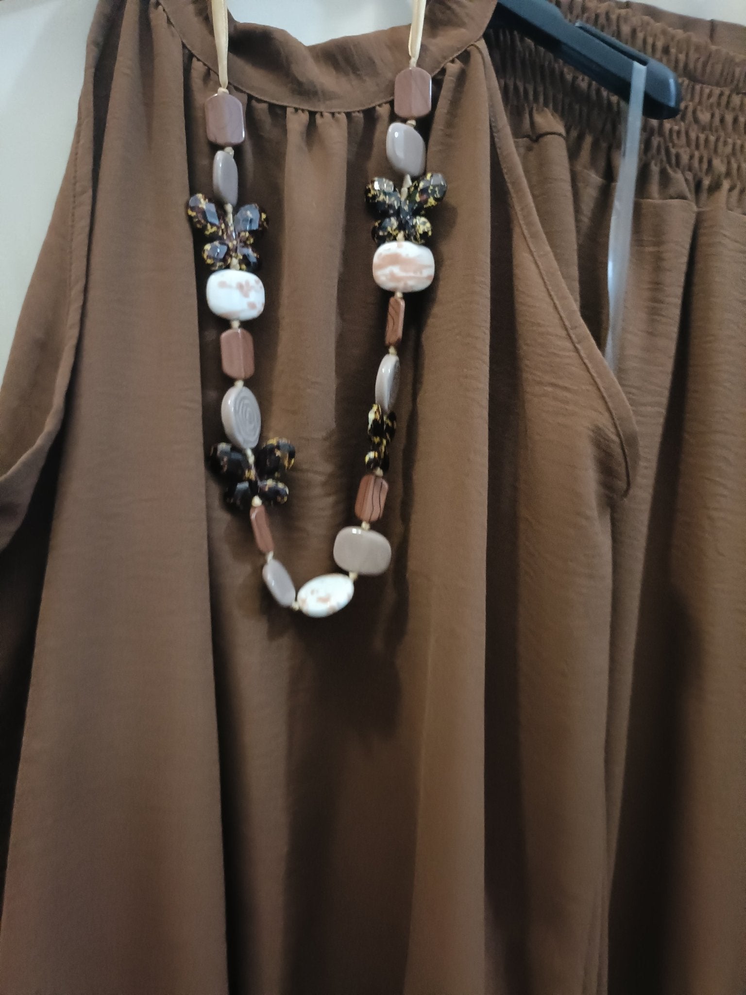 Collana pietre e farfalle - Prima Fila Moda Curvy