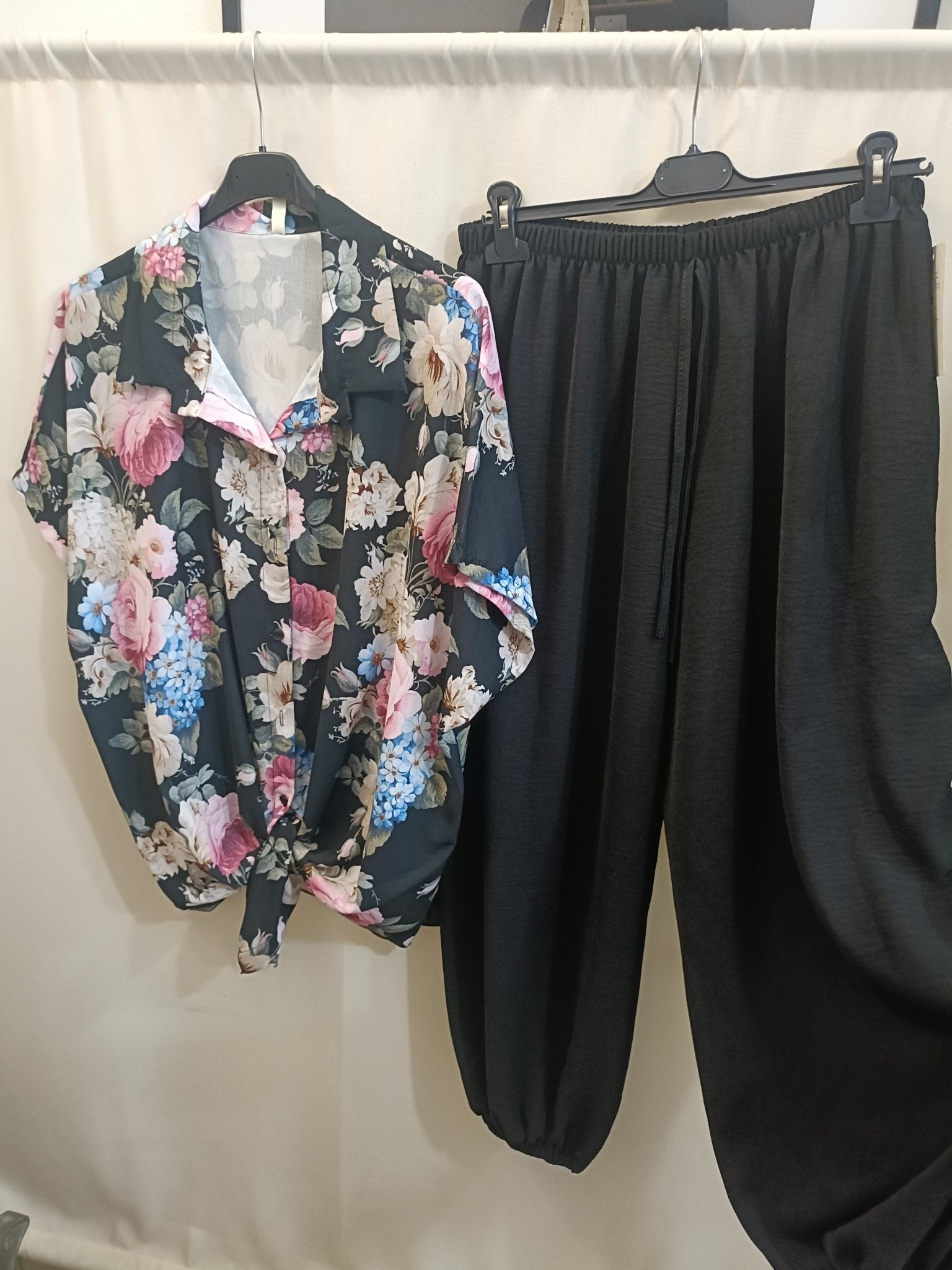 Completo Coordinato Harem - pantalone e camica vestibilità XL 5XL - Prima Fila Moda Curvy
