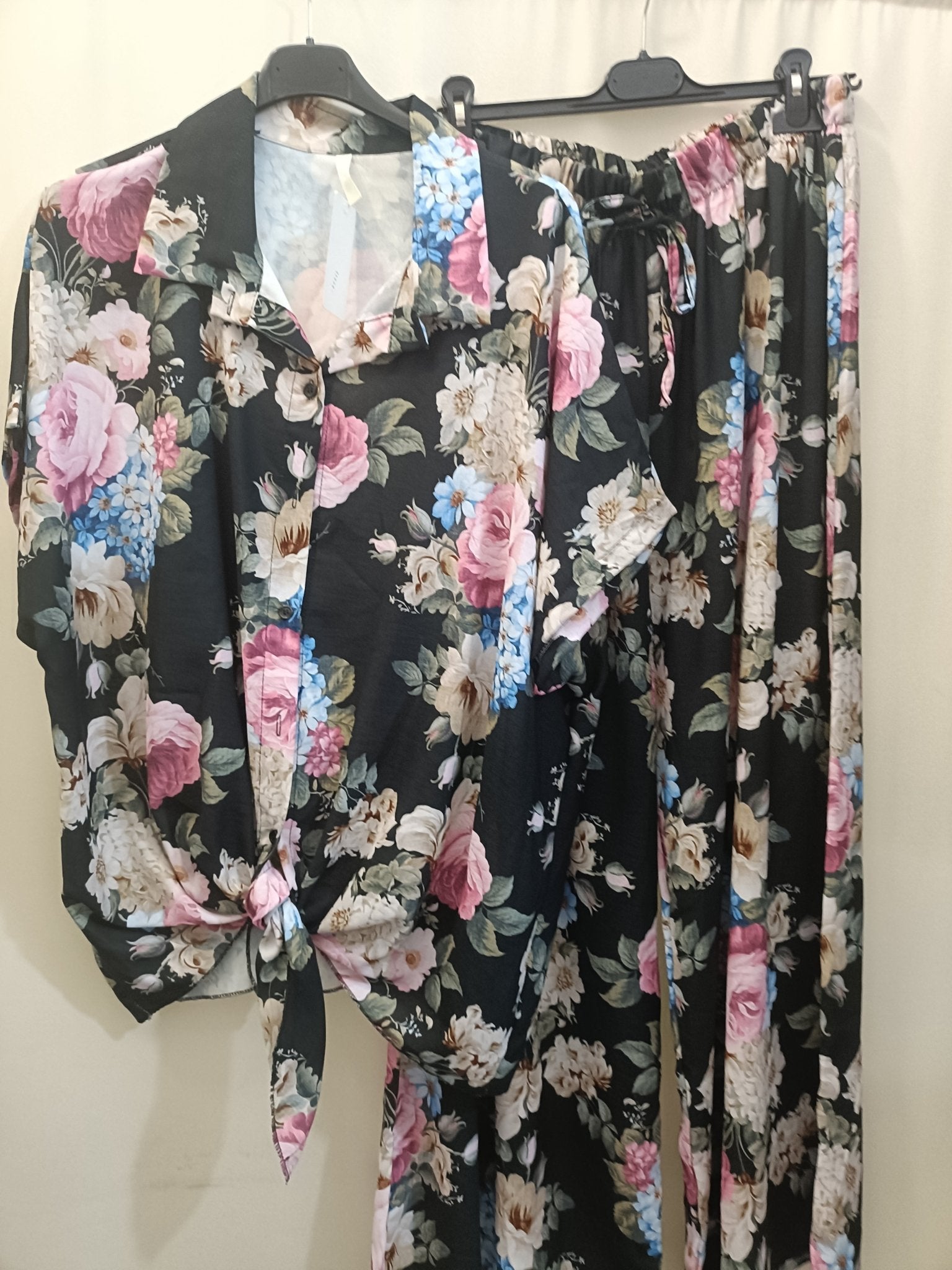 Completo coordinato Marilyn in fantasia taglie comode da XL A 4XL - Prima Fila Moda Curvy