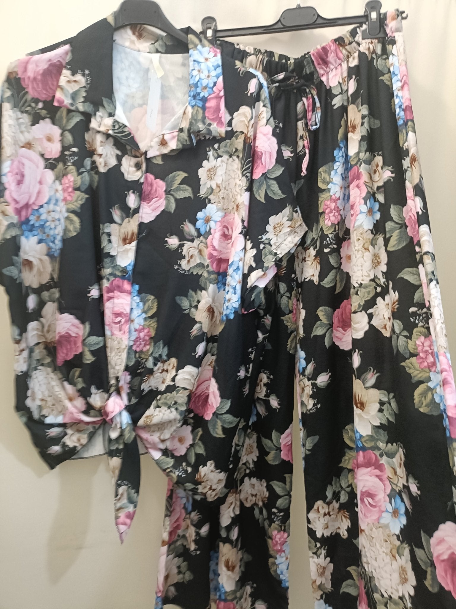 Completo coordinato Marilyn in fantasia taglie comode da XL A 4XL - Prima Fila Moda Curvy