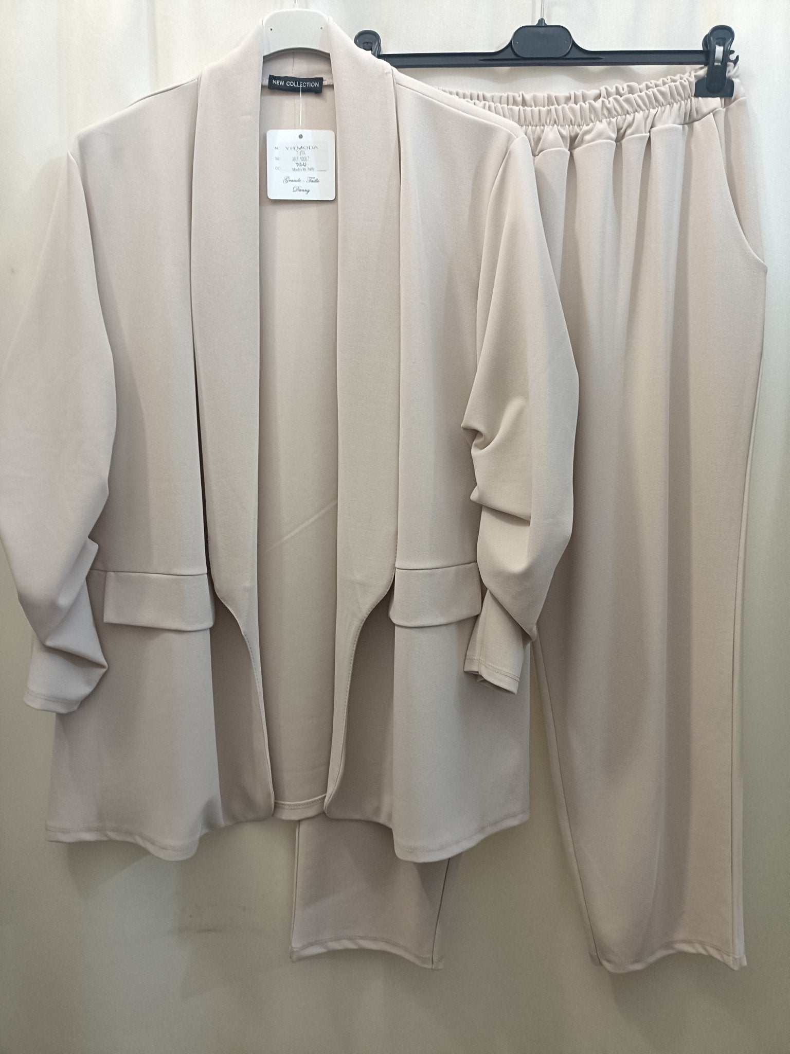 Completo curvy crema - Prima Fila Moda Curvy