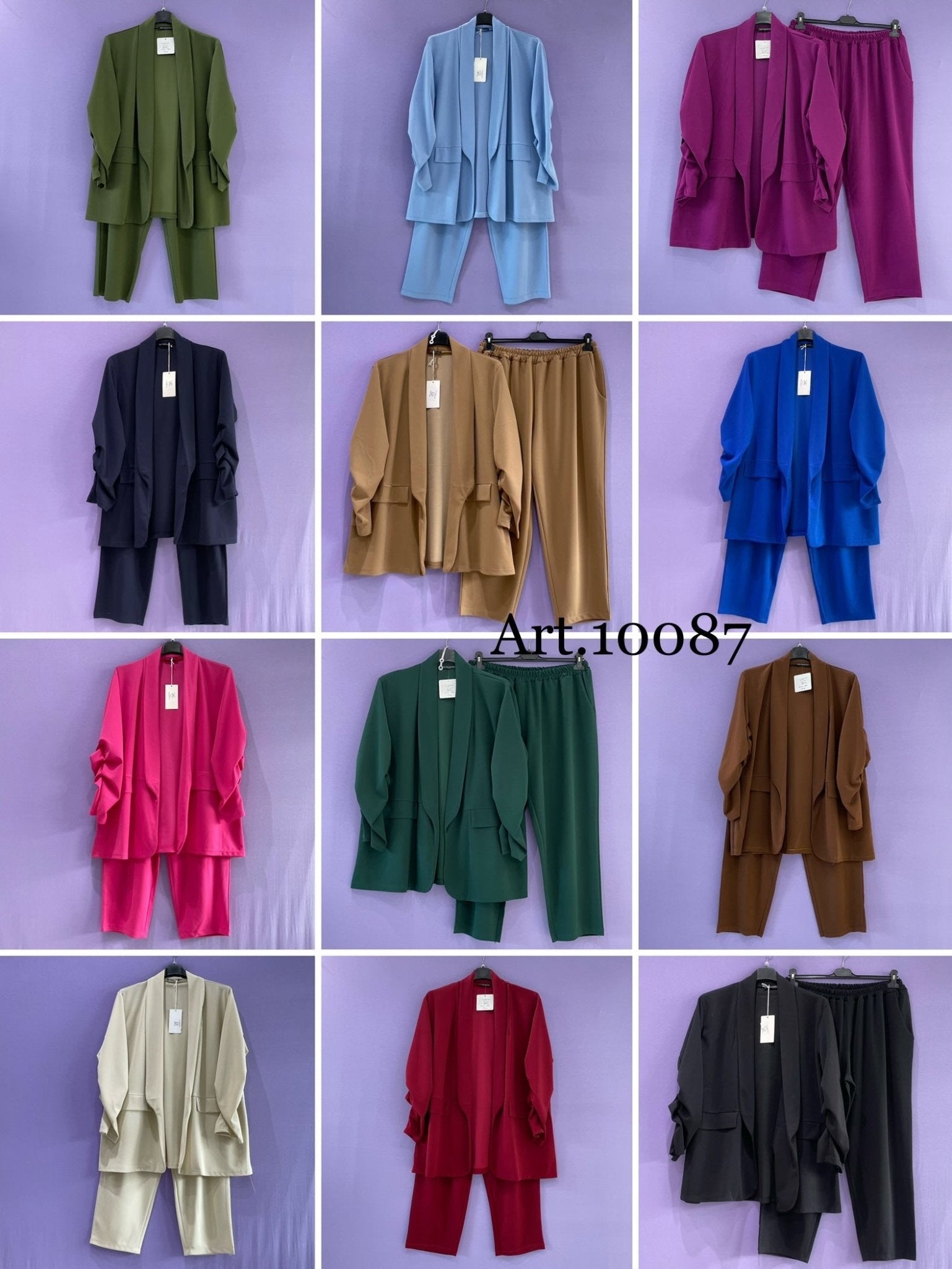 Completo curvy manica arricciata - Prima Fila Moda Curvy