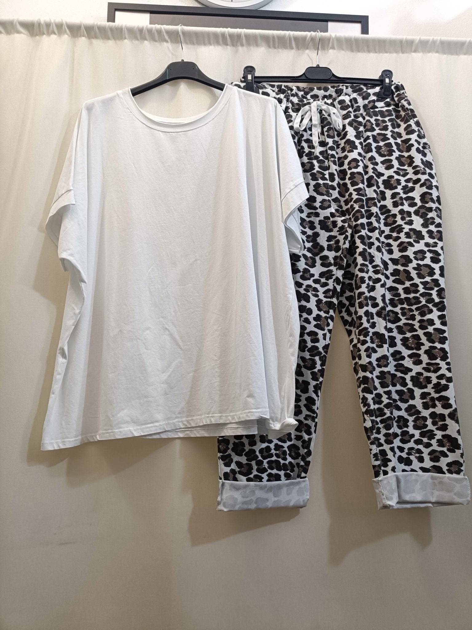 Completo Curvy Moon coordinato - taglie comode XL 5XL - Prima Fila Moda Curvy