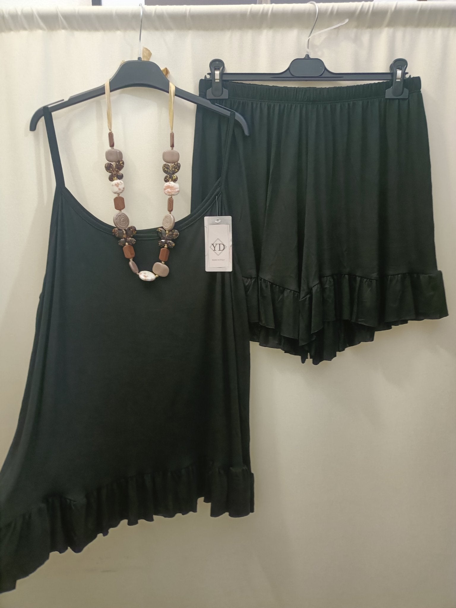 Completo pigiamino coordinato Frou Frou taglie comode taglia XL 5XL - Prima Fila Moda Curvy
