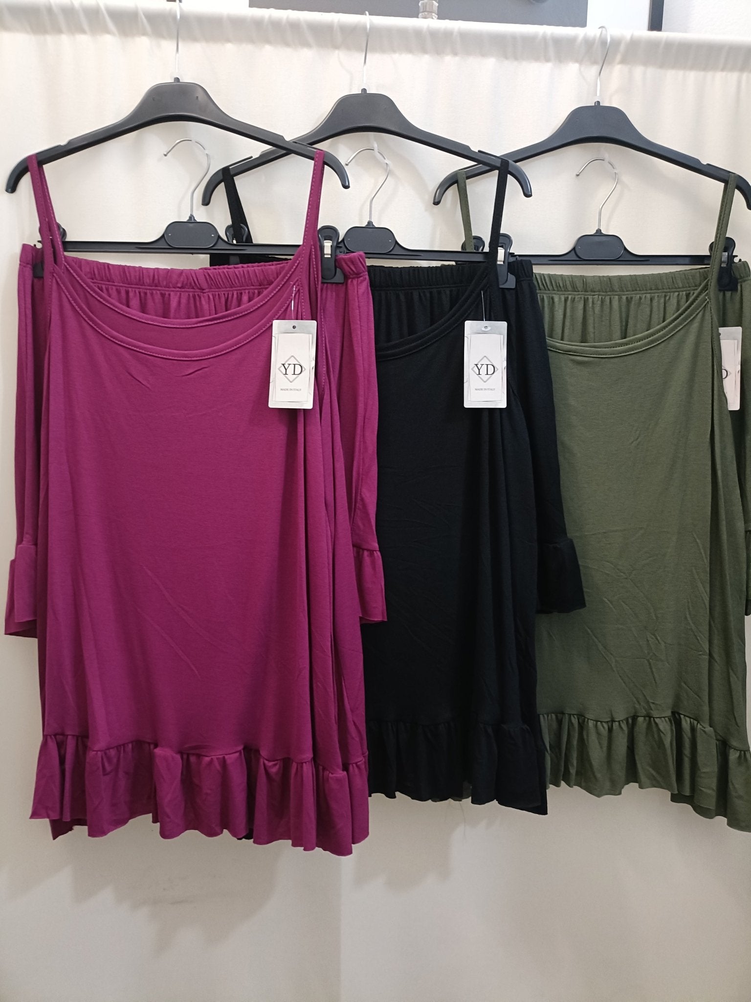 Completo pigiamino coordinato Frou Frou taglie comode taglia XL 5XL - Prima Fila Moda Curvy