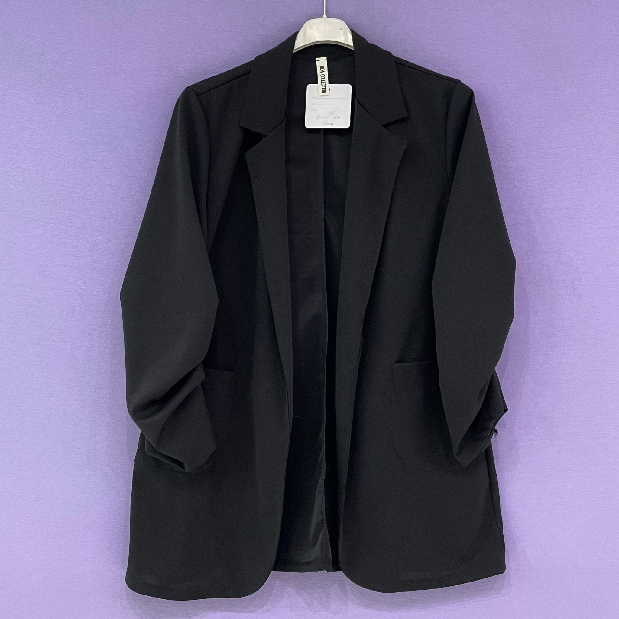 Completo tailleur curvy nero - Prima Fila Moda Curvy