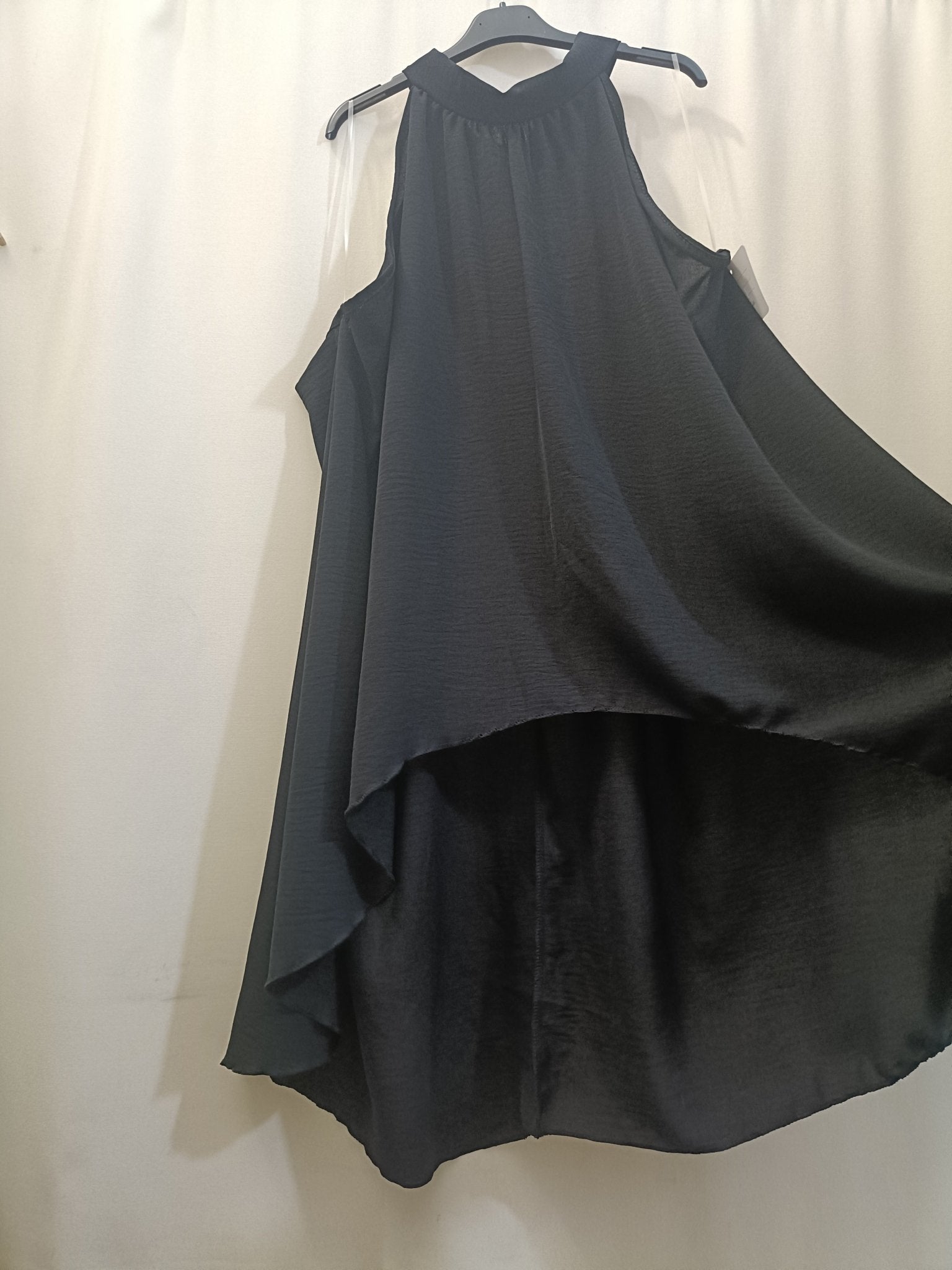 Coordinato nero con fiocco curvy taglie comode - Prima Fila Moda Curvy