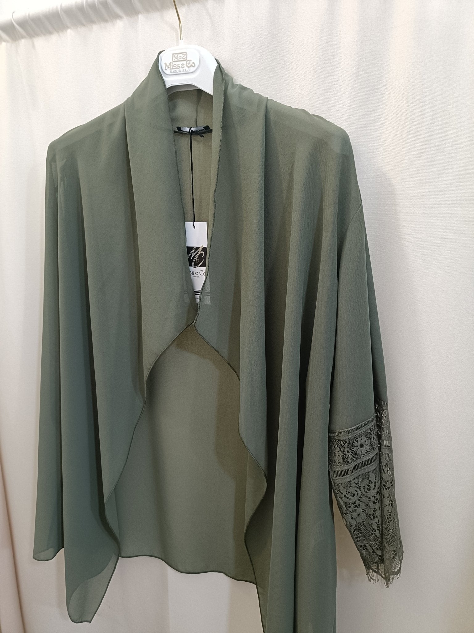 Coprispalle con merletto taglie comode XL 5XL - Prima Fila Moda Curvy