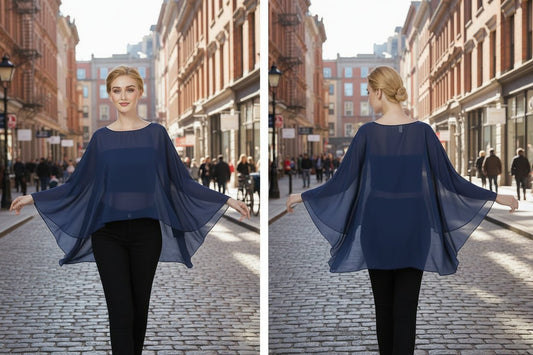 Coprispalle donna in chiffon per tutte - Prima Fila Moda Curvy