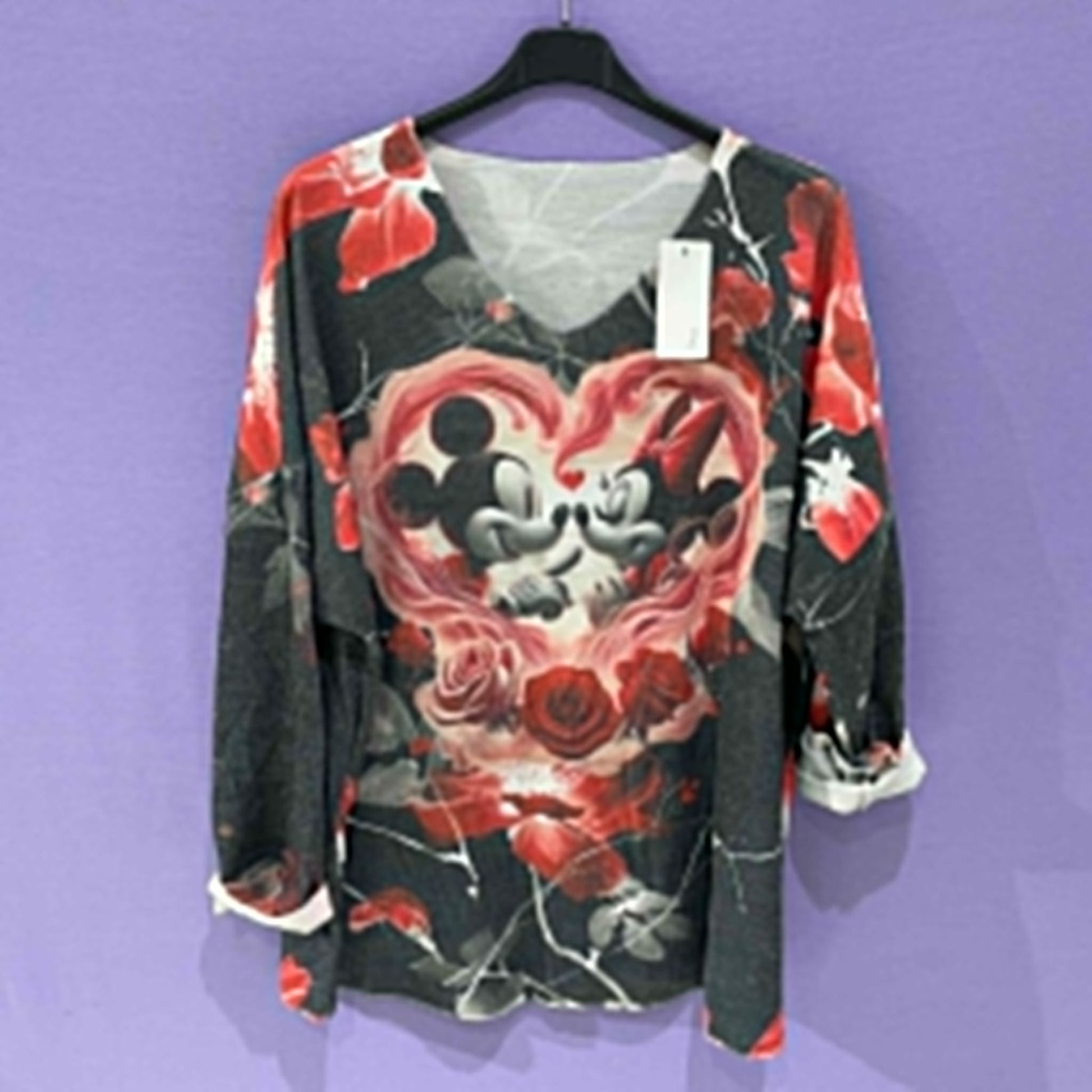 Maxi maglia fantasy curvy